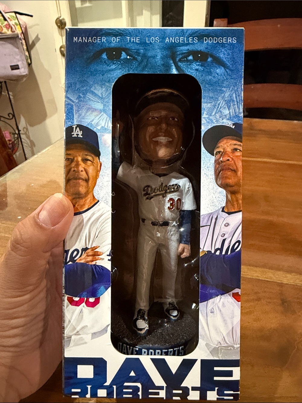 Dave Robert’s Bobblehead - back to back champions LOS ANGELES DODGERS